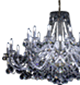 Crystal LED chandeliers